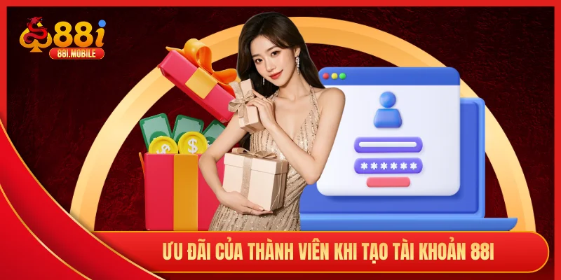 Ưu đãi của thành viên khi tạo tài khoản 88i